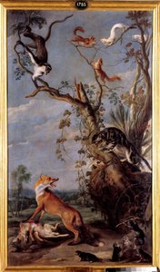 Kedi ve tilki Jean de la Fontaine