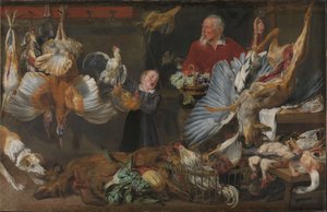 Bir oyun mağazası by Frans Snyders or Snijders