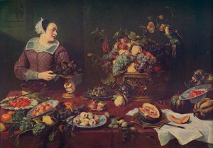 Meyve Satıcısı, Meyve Satıcısı, 1636, c1934 by Frans Snyders or Snijders