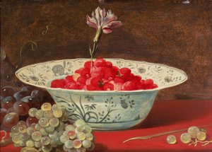 Karanfil ile çilek by Frans Snyders or Snijders