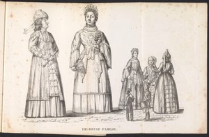 Saint Rumbold için geçit törenindeki dev figürler, 1825 Yeniden Kullanım Ailesi (nesne üzerindeki başlık)