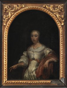 Bir Bayan Portresi by Frans van I Mieris