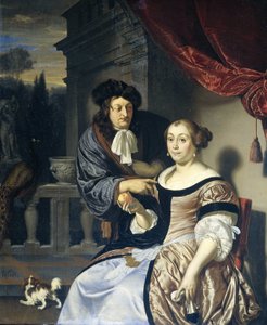 Bir adam ve bir kadın by Frans van Mieris (I)