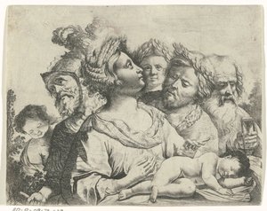 Ceres, Mars ve Satürn (Dört Çağ) by Frans van Mieris (II) (rejected attribution)