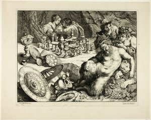 Bacchus ve Sarhoş Silenus—Silenus