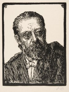 Bedrich Krem 1824-1884 Portright by Frantisek Bilek