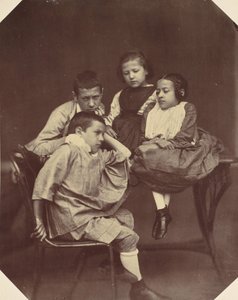 Alfons, Eugen, Marie ve Hermine Antoine, 1850