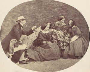 [Mathias Höusermann, Marie Antoine, Elise Höusermann ve Pepe Wöss], 1850