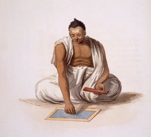 Bir Dyback veya Astrolog, 1804. by Franz Balthazar Solvyns