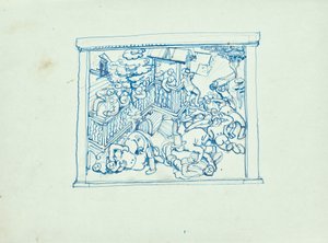 kavga eden köylüler by Franz Barwig d. Ä.