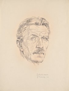 kendi kendine portre by Franz Barwig d. Ä.