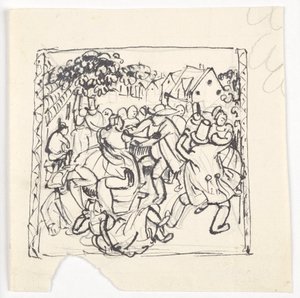 dans eden köylüler by Franz Barwig d. Ä.