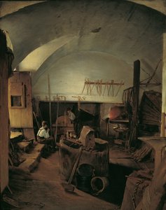 Bir demircinin içi by Franz Eybl