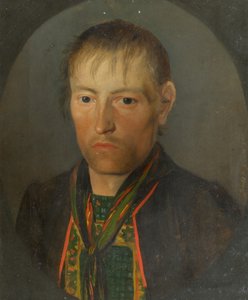 Bir Köylü Portresi by Franz Gasser