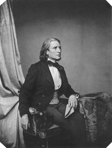 Franz Liszt, Macar besteci ve piyanist, c1860