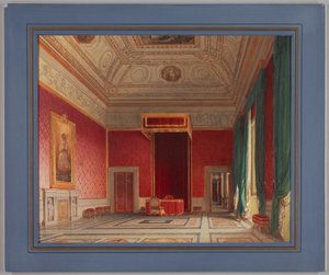 Çizim, Sala del Thorvaldsen, Roma, 1845 by Franz Heinrich