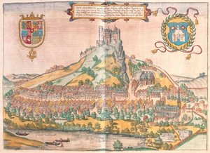 Ciltli, Segeberg, Almanya (gravür by Franz Hogenberg