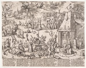 Heksesabbath by Franz Hogenberg