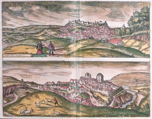 Lebrija ve Setenil - İspanya (gravür by Franz Hogenberg