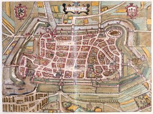 Luneborch, Almanya (gravür by Franz Hogenberg