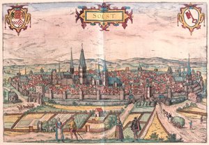Soest, Almanya (gravür by Franz Hogenberg