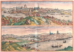 Stockholm, İsveç (gravür by Franz Hogenberg