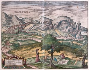 Terracina, İtalya (gravür by Franz Hogenberg