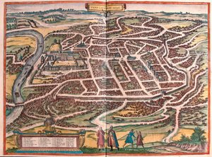 Vilnius, Litvanya (gravür by Franz Hogenberg