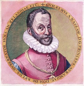 William I (1533-84) 'Sessiz', Orange Prensi (renkli gravür) by Franz Hogenberg