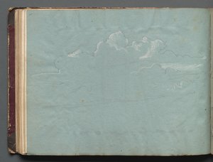 Roma ve Çevresi Manzaralı Albüm, Peyzaj Çalışmaları, sayfa 36b: Bulut Çalışması. by Franz Johann Heinrich Nadorp