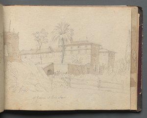 Roma ve Çevresi Manzaralı Albüm, Peyzaj Çalışmaları, sayfa 38a: :St. Giovanni ve Paulo...