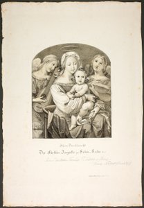İsa Çocuklu Madonna by Franz Johann Heinrich Nadorp