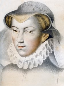 Louise de Lorraine-Vaudémont 1553-1601, 16. yüzyıl 1849. by Franz Kellerhoven