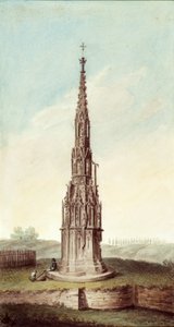 Wiener Neustadt yakınlarındaki anıt sütun by Franz Kletzinsky