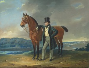 Wilhelm Christian Benecke von Groditzberg, 1828 (tuval üzerine yerleştirilmiş kağıt üzerine pastel)