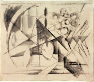 Soyut çizim by Franz Marc