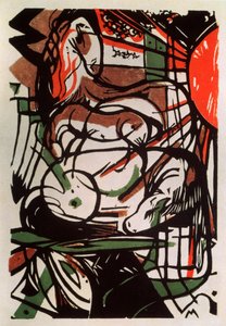 Bir Tayın Doğuşu, 1913 by Franz Marc
