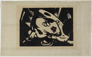 Boğa by Franz Marc