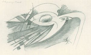 Açgözlü Ay by Franz Marc