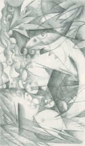 Franz Marc - Tarladan Eskiz Defteri - Sayfa 18 by Franz Marc