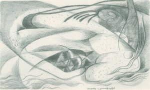 Franz Marc - Tarladan Eskiz Defteri - Sayfa 23 by Franz Marc