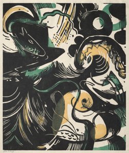 Yaratılış II by Franz Marc