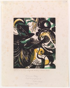 Yaratılış II by Franz Marc