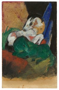 Yeşil ve Beyaz At. Elisabeth Macke