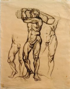 Ahşap kirişler by Franz Marc