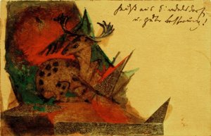 yalancı geyik by Franz Marc