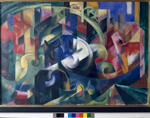 Öküz ile boyama by Franz Marc