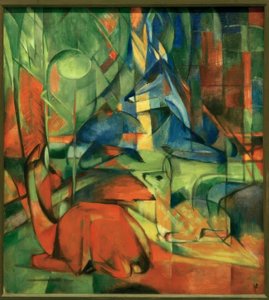 Ormandaki Geyik II by Franz Marc