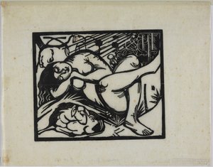 Uyuyan Çoban Kız by Franz Marc