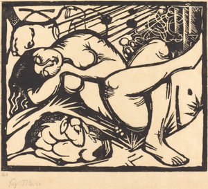 Uyuyan Çoban Uyuyan Çoban, 1912. by Franz Marc